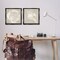 Stupell Industries Rustic Abstract Seashells 2pc Floater Framed Canvas Wall Art Set Design by Carol Robinson